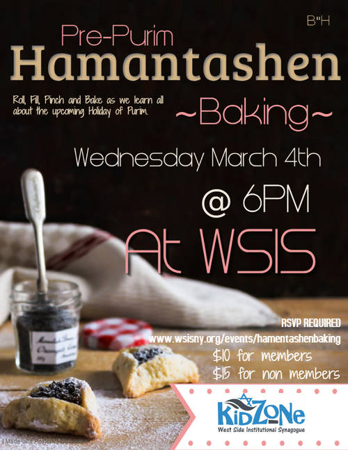 Banner Image for Pre Purim Hamentashen Baking